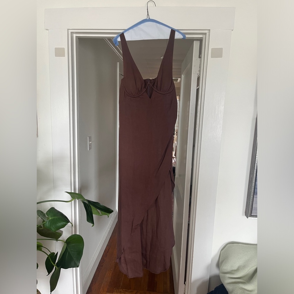 Rumer the Label Luella Midi linen  dress